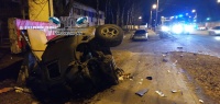 Автовоз врезался в припаркованное авто в Нижнем Новгороде