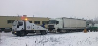 Спасатели вытащили три большегруза, застрявшие в снегу в Нижегородской области